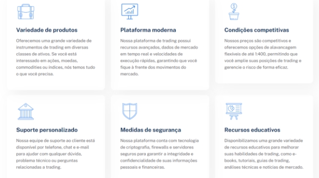 a website screenshot