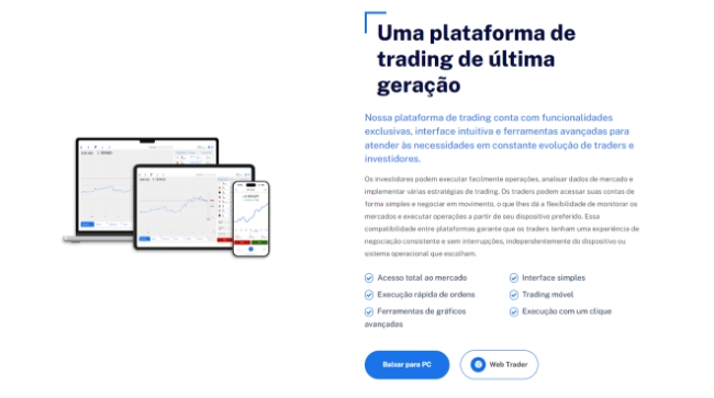 a website screenshot
